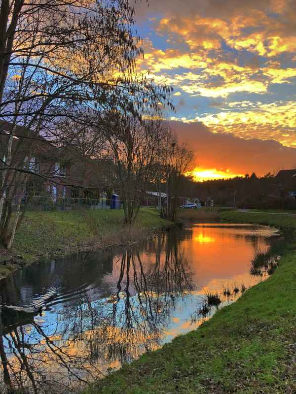 Abendstimmung im Februar
