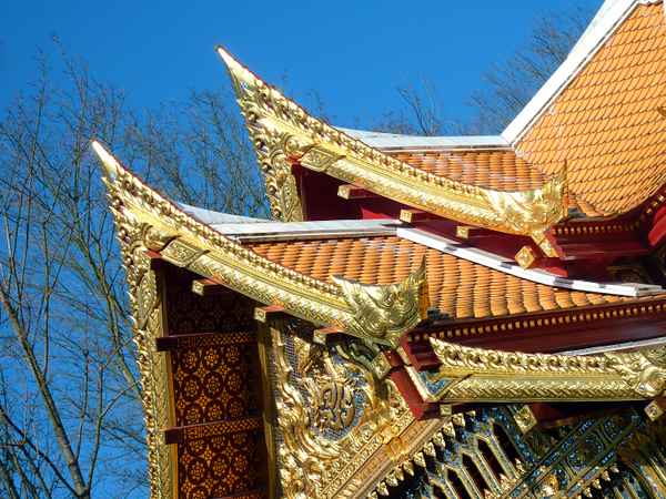 Koreanischer Tempel .