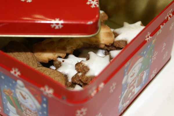  Weihnachtsplätzchendose
