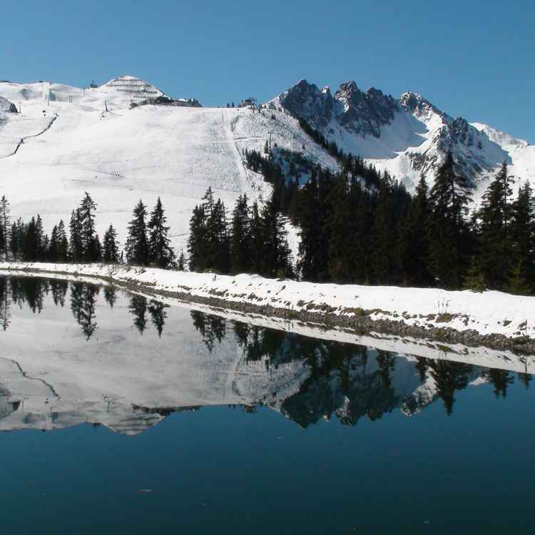Wintereinbruch in den Alpen