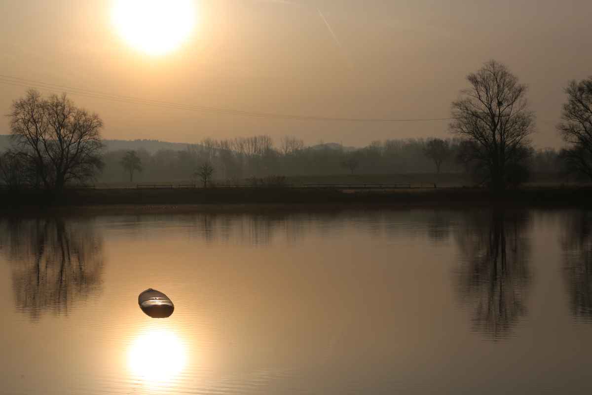 Die Morgenruhe am See