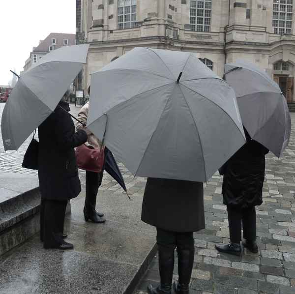 An einem Regentag in Dreseden
