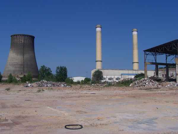Ruine des Zschornewitzers Kraftwerk