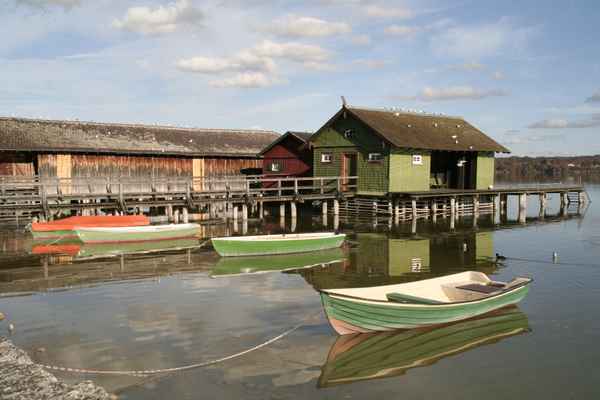 Bootshäuser am Ammersee