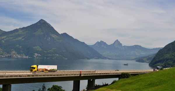 Gotthard-Autobahn bei Beckenried