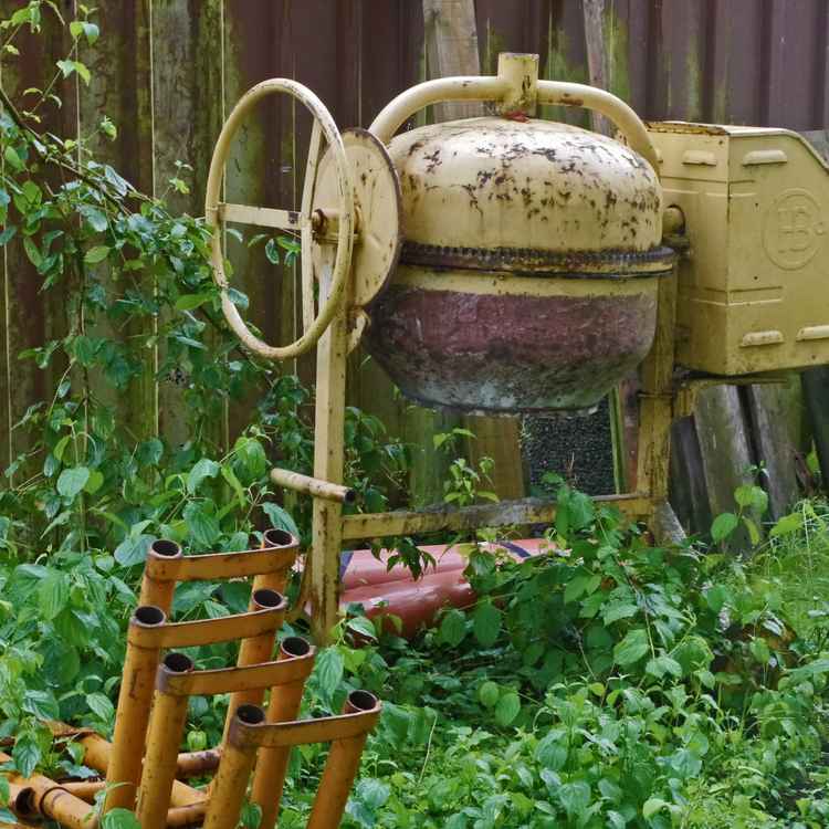 vergessene Mischmaschine