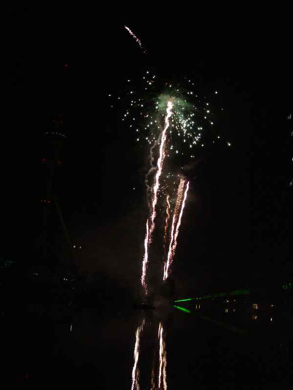 Feuerwerk am Olympiasee