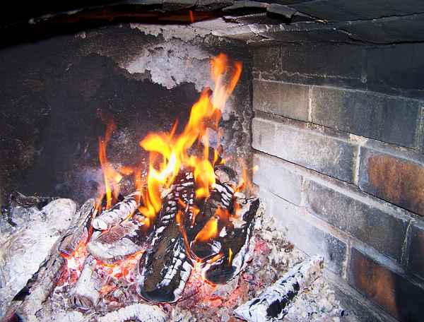 Kamin im Freien