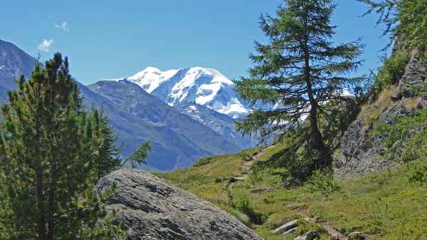 Auf dem Weisshorn-Hüttenweg