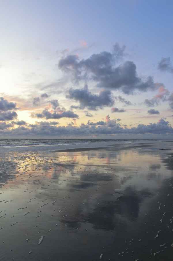 Wolken und Meer