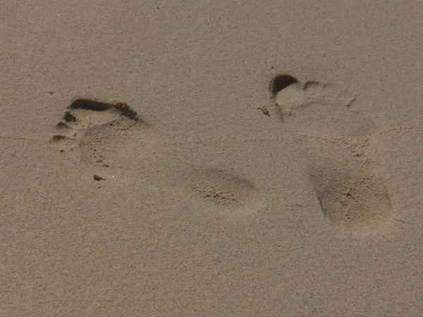 Spuren im Sand