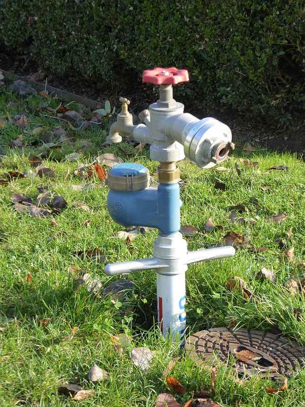 Hydrant im Schlosspark