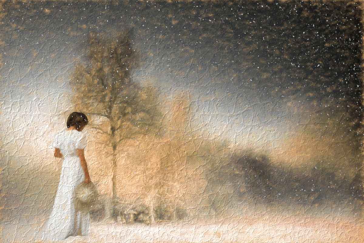 Schnee im Sommerkleid