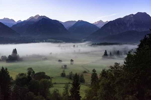 Morgennebel im Stillachtal (Kleines Walsertal)