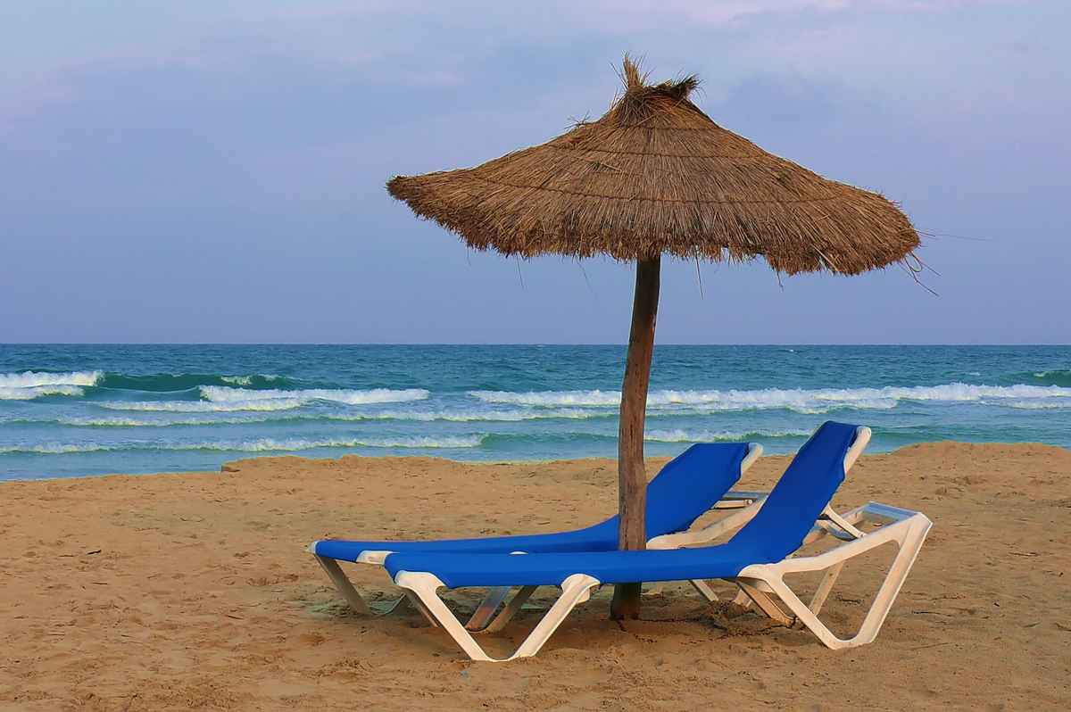 am Ende eines Strandtages