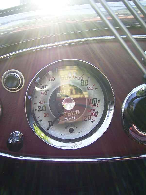 Oldtimer Geschwindigkeitsmesser