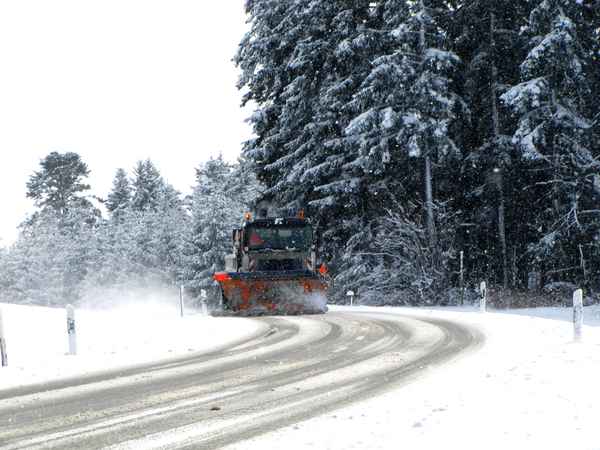 Der Schneepflug kommt