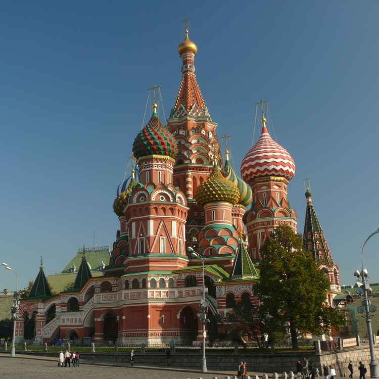 Basilius-Kathedrale am Roten Platz in Moskau