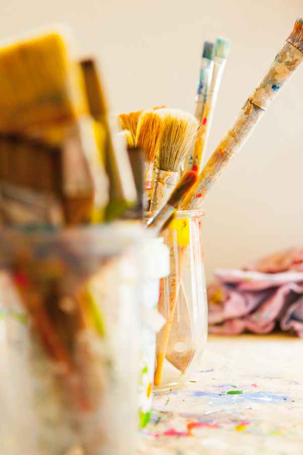 Pinseltopf hochformat