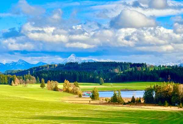 Der Attlesee bei Nesselwang