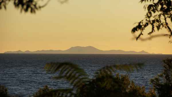 Insel in der Abendsonne