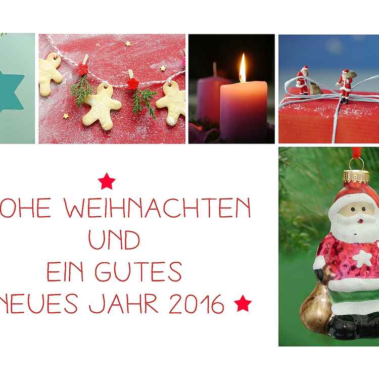 Frohe Weihnachten . . .
