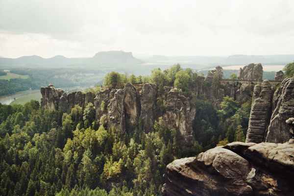 Basteibrücke und Felsenburg Neurathen
