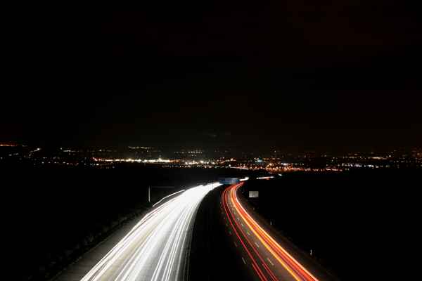 Eine Nacht auf der Autobahn