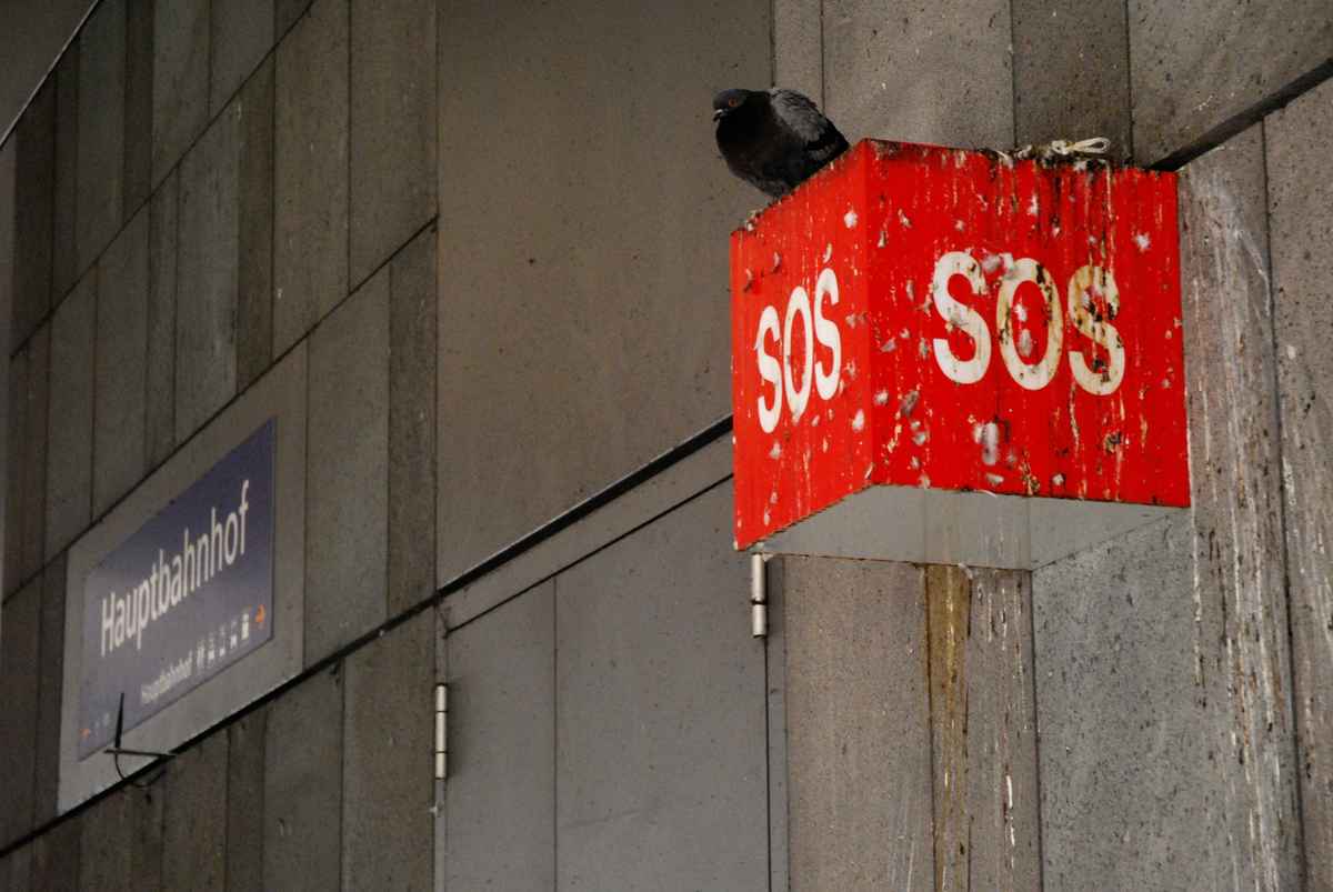 SOS am Hauptbahnhof