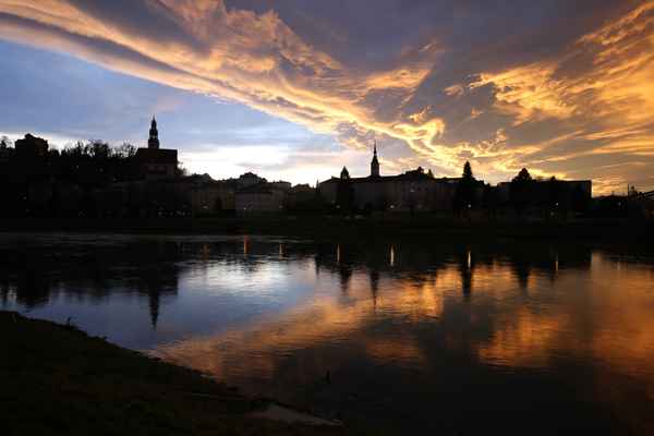 Wolkenspiele an der Salzach