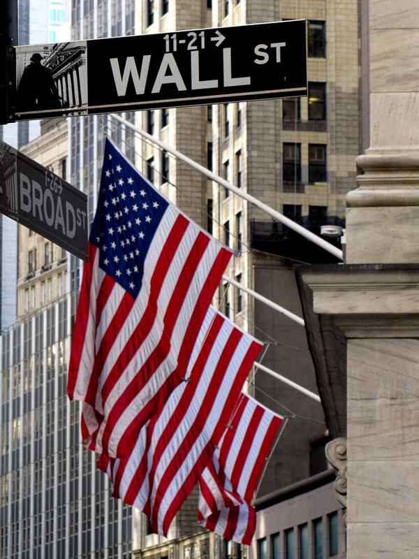 Wallstreet Ecke Broadstreet, Manhattan