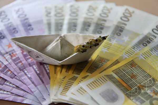 Geldschein auf Reise