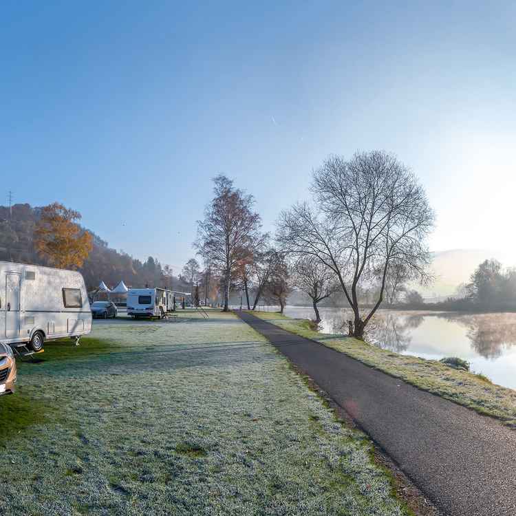 Camping an der Lahn