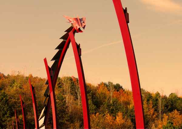 Drachenbrücke an Halde Hoheward