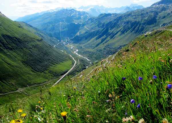 Furka, Grimsel, Gletsch und Rhone