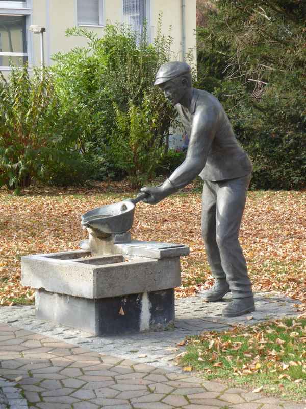 Bronzeskulptur Zinkschmelzer