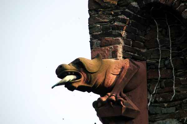 Gargoyle zu Burg Reichenstein