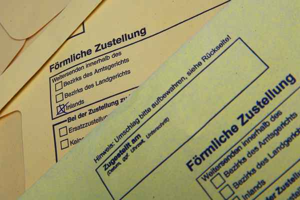 Förmliche Zustellung