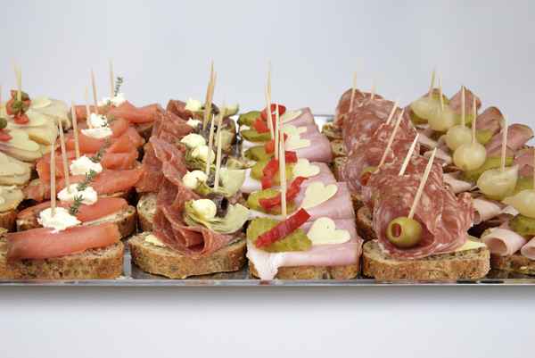 Canapés, Appetithäppchen