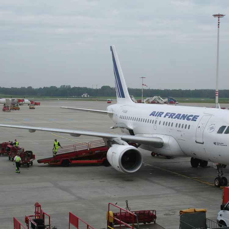 Air France A318 in Hamburg