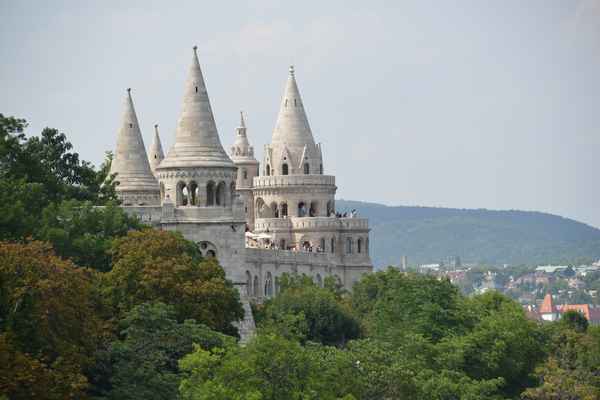 Die Fischerbastei  in Budapest.