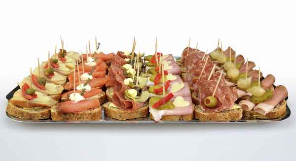 Canapés, Appetithäppchen