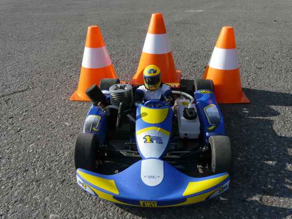 Carson Kart vor dem Start