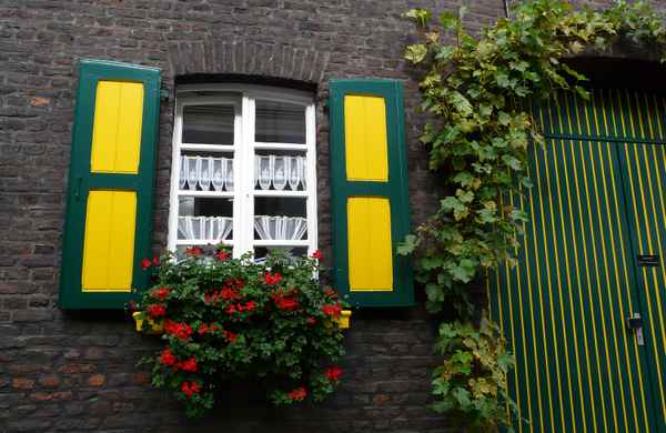 romantisches Fenster zu Zons am Rhein #3