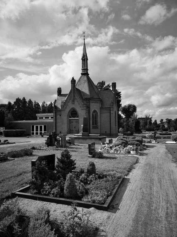 Friedhof in s/w