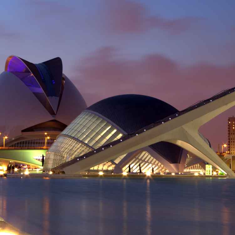Konzert und Opernhaus in Valencia