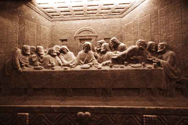 Salz-Relief