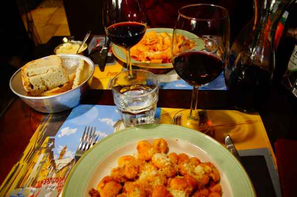 ...beim Italiener...