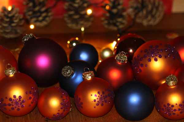 Kugeln für Weihnachten