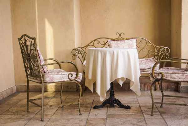 Terrassen-Ambiente im Süden